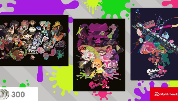 Actual Splatoon 2 posters will be available as rewards on My Nintendo