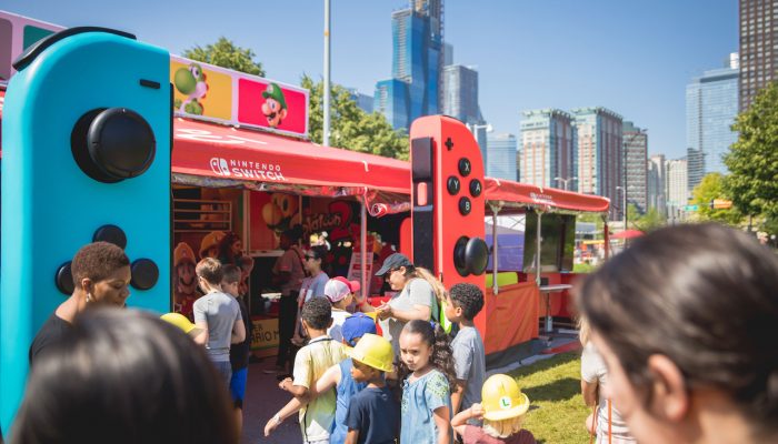 Photos of the Nintendo Switch Road Trip and Super Mario Maker 2 Launch Event with the Chicago Children’s Museum at Chicago’s Navy Pier