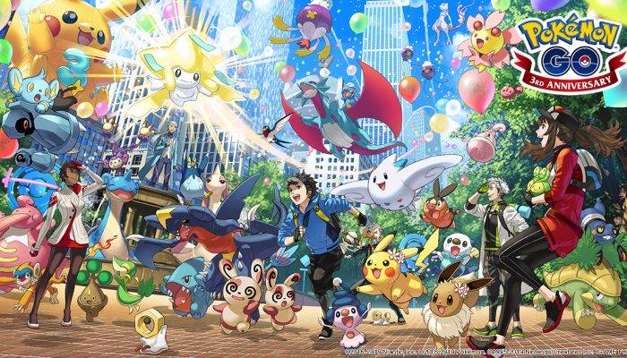 Niantic: ‘Happy third anniversary, Pokémon Go!’