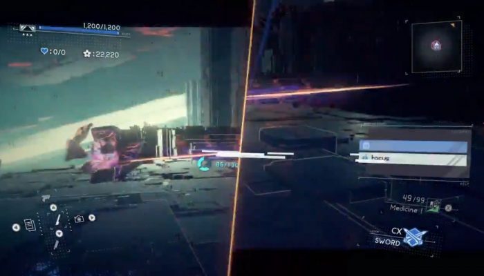 Stun enemies with the Sword Legion in Astral Chain
