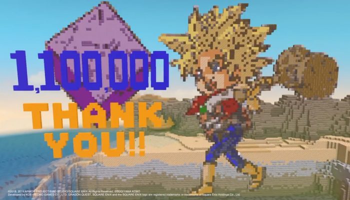 Dragon Quest Builders 2 celebrates 1.1 million units sold worldwide