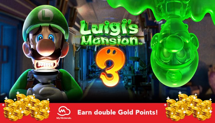 NoA: ‘Pre-purchase digital version of Luigi’s Mansion 3 to earn double Gold Points!’