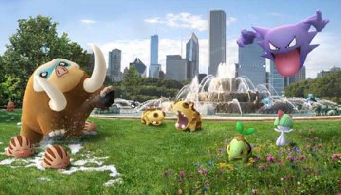 If you put all the art for each of 2019’s Pokémon Go Fest events side by side, they’re actually all one big picture