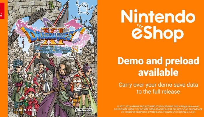 Dragon Quest XI S gets a free demo on the Nintendo eShop