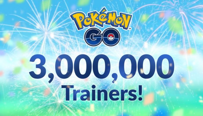 Pokémon Go’s Twitter celebrates three million followers