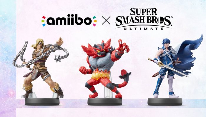 Simon, Incineroar and Chrom Super Smash Bros. series amiibo launching November 15