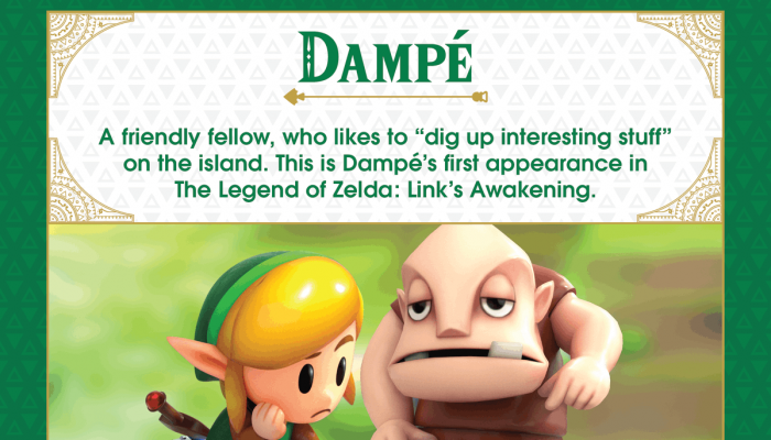 Introducing Dampé in The Legend of Zelda Link’s Awakening