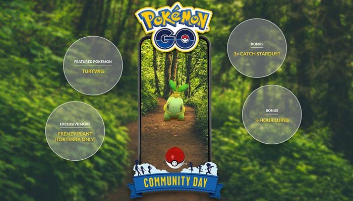 Frenzy Plant is Torterra’s exclusive move for this September’s Pokémon Go Community Day