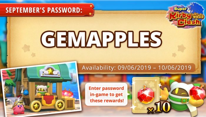 Get free Gem Apples in Super Kirby Clash