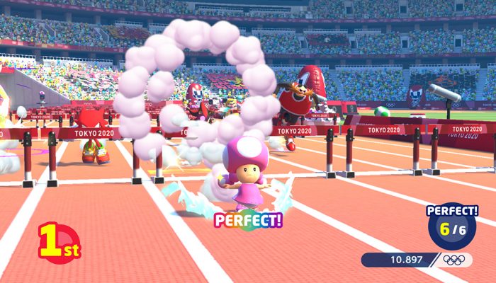Mario & Sonic at the Olympic Games Tokyo 2020 – 110m Hurdles, Archery, Boxing and Swimming Screenshots