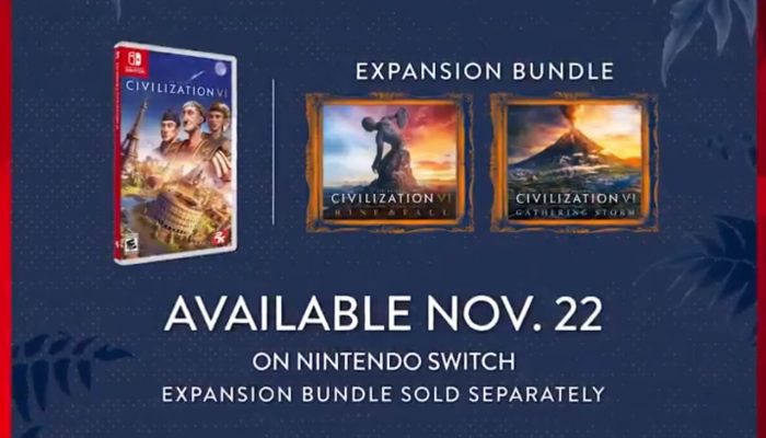 Civilization VI’s Expansion Bundle comes to Nintendo Switch on November 22
