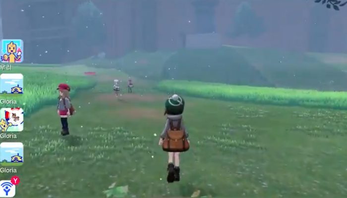 A look at what it’s like to play together in the Wild Area in Pokémon Sword & Shield