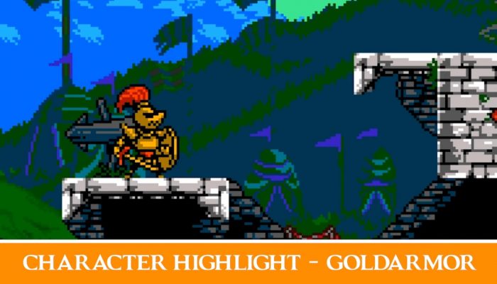 Shovel Knight Showdown – Goldarmor Character Highlight