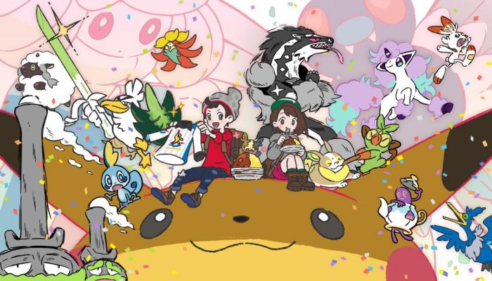 Here’s GameFreak’s artwork for the launch of Pokémon Sword & Shield