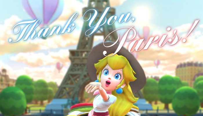 Peach waves goodbye to Paris Promenade and the Paris tour