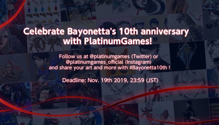 PlatinumGames: ‘Twitter/Instagram Contest: Celebrating 10 years of Bayonetta Let’s Dance, Everybody!’