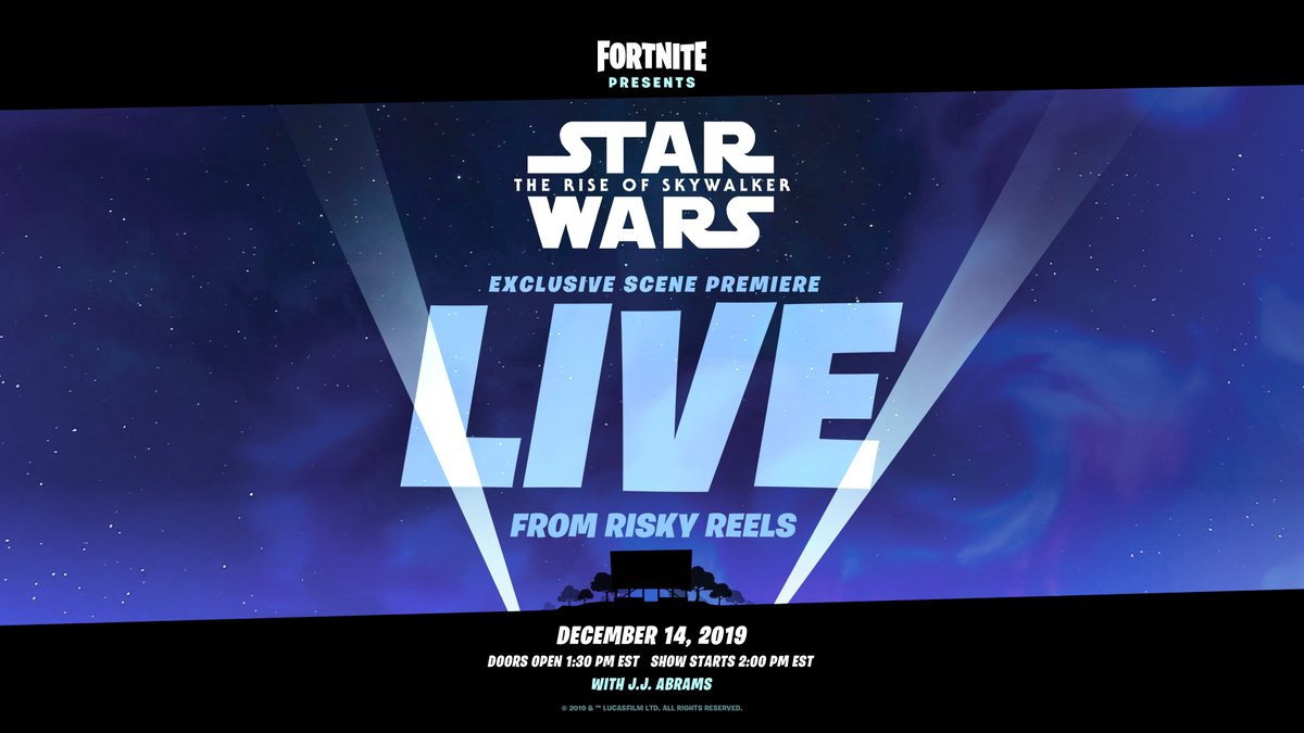 Fortnite To Present An Exclusive Scene Premiere For Star Wars The Rise Of Skywalker On December 14 Nintendobserver