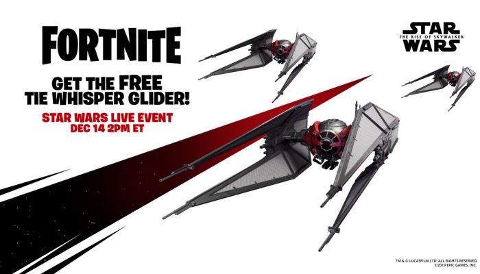 Enjoy the TIE Whisper Glider in Fortnite
