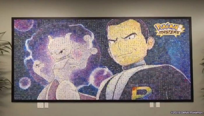 Check out this mosaic made of pictures from Pokémon Masters