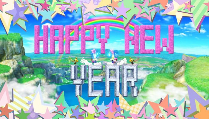 Super Smash Bros. Ultimate wishes you a Happy New Year