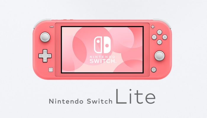 NoA: ‘The vibrant new coral Nintendo Switch Lite System launches on April 3’