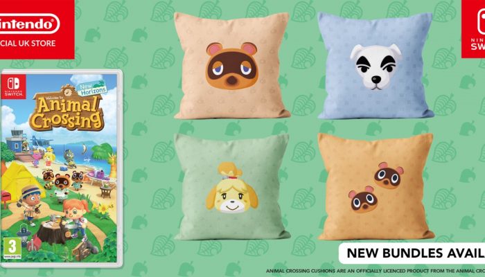 Nintendo UK: ‘Animal Crossing: New Horizons now available to pre-order at the Nintendo Official UK Store alongside Animal Crossing character cushions!’