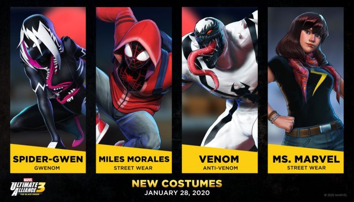 New costumes added to Marvel Ultimate Alliance 3