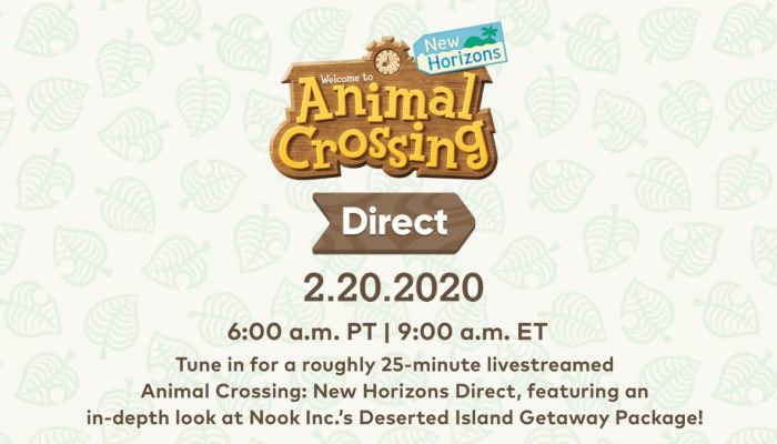 That moment when the Animal Crossing New Horizons Direct got announced