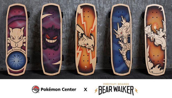 Pokémon: ‘Pokémon Skateboards by Bear Walker Coming to the Pokémon Center’