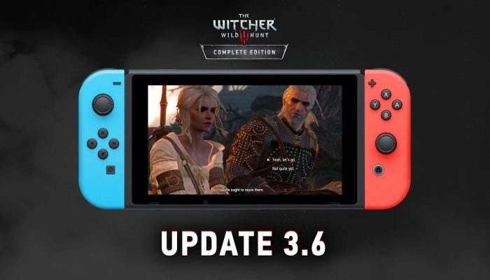 The Witcher: ‘New Switcher update available now!’