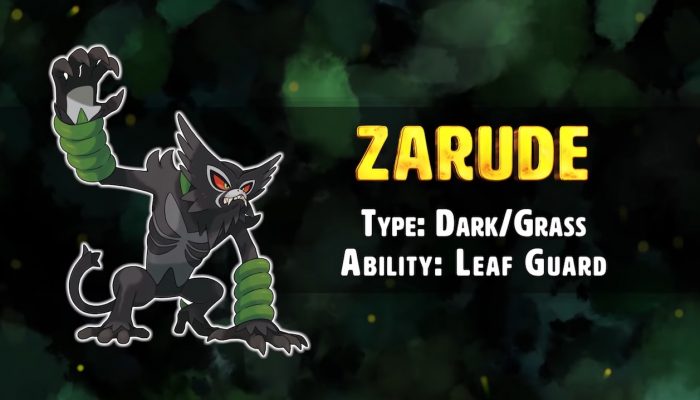 Pokémon Sword & Pokémon Shield – Meet Zarude, the Rogue Monkey Pokémon! Trailer