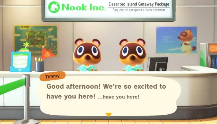 Tom Nook presents Animal Crossing New Horizons Check-in Procedures