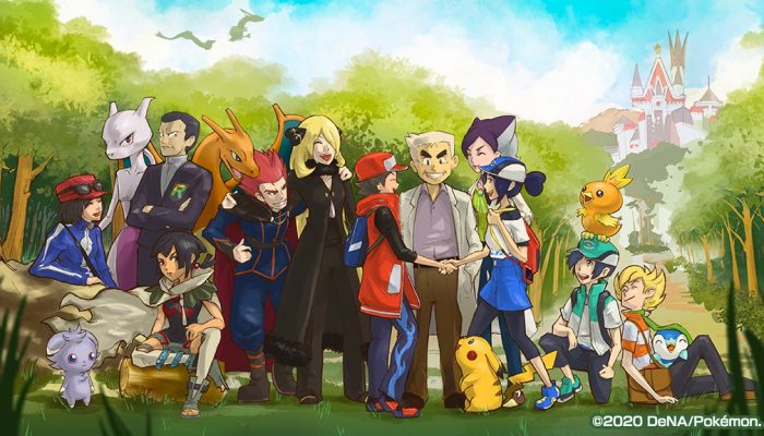 Pokémon Masters celebrates its six-monthiversary with an artwork