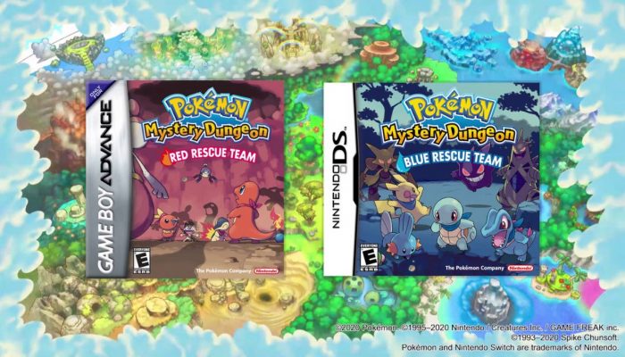 Tracks from the original Pokémon Mystery Dungeon games celebrate the release of Pokémon Mystery Dungeon Rescue Team DX