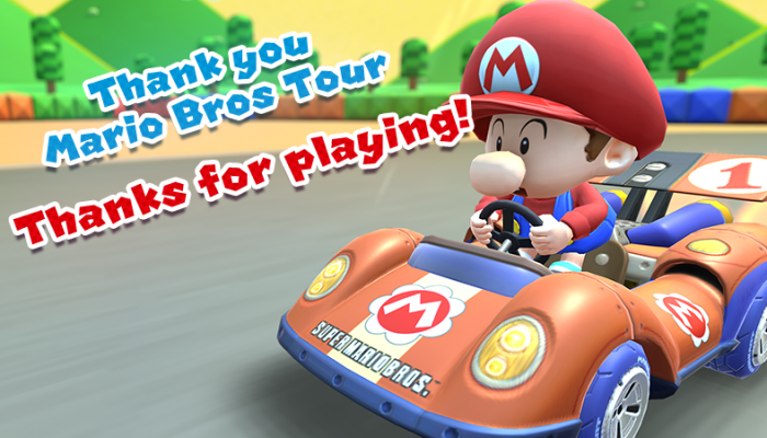 Baby Mario thanks you for the Mario Bros. Tour