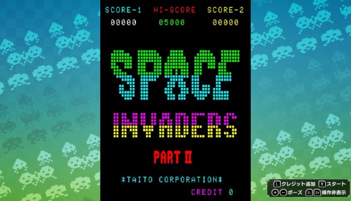 Space Invaders: Invincible Collection – Japanese Nintendo eShop Screenshots