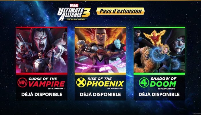 Marvel Ultimate Alliance 3 : The Black Order – Bande-annonce du Pack de DLC 3