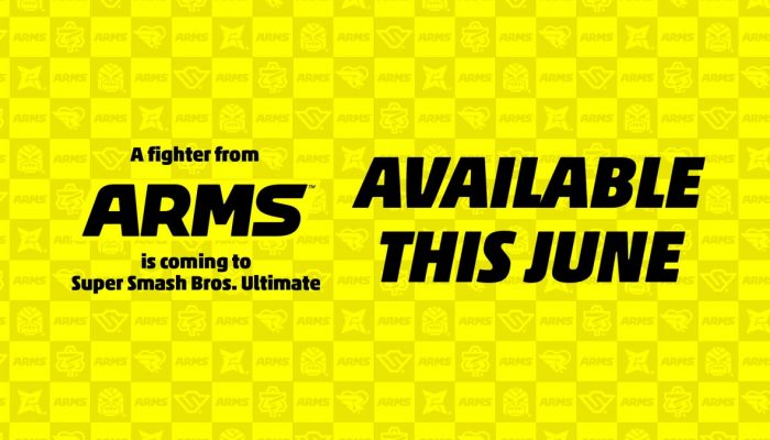 The next DLC Fighter for Super Smash Bros. Ultimate will be from the Arms game this June