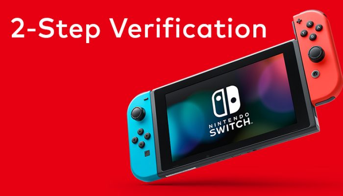 Nintendo Account now implements two-factor authentication