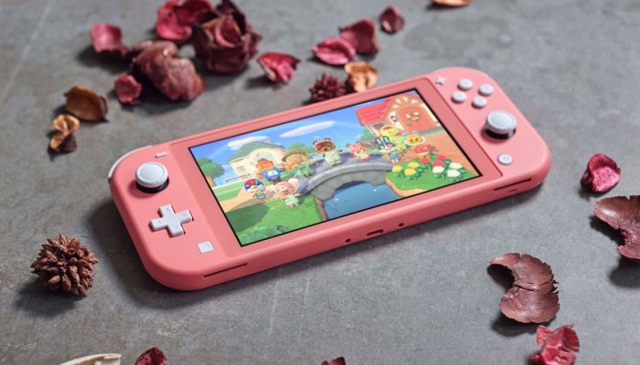 The coral Nintendo Switch Lite has now reached European shores