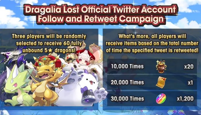 Dragalia Lost celebrates the Fire Emblem Kindred Ties event with a retweet campaign