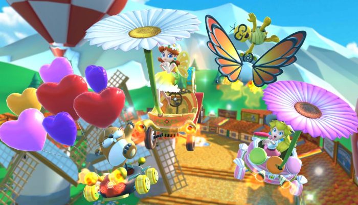 Daisy and crew thank you for the Flower Tour in Mario Kart Tour