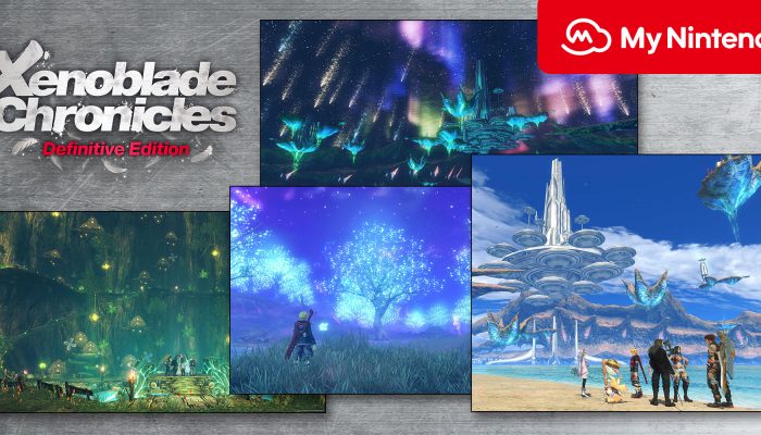 My Nintendo offering Xenoblade Chronicles Definitive Edition wallpapers for launch