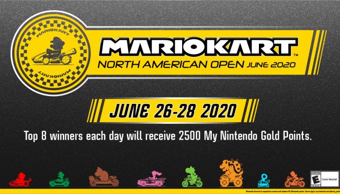 Mario Kart 8 Deluxe North American Open June 2020 announced