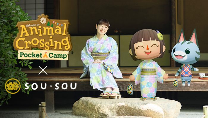 NoA: ‘The SOU SOU Yukata Collection is now available in the Animal Crossing: Pocket Camp mobile game’