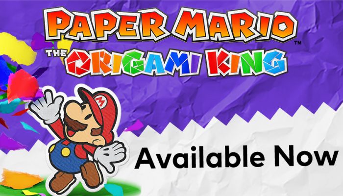 NoA: ‘A new Paper Mario adventure unfolds! Paper Mario: The Origami King is out now.’