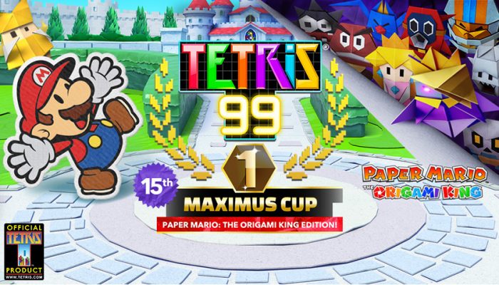 NoA: ‘Play the 15th Maximus Cup online event and you could earn an in-game Paper Mario: The Origami King theme!’