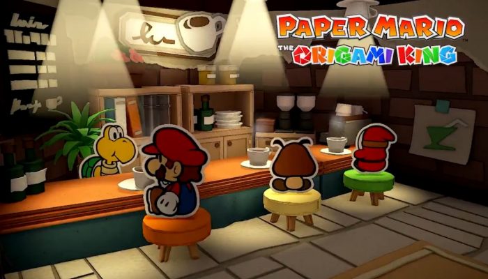 Take a listen to Paper Mario The Origami King’s Café theme