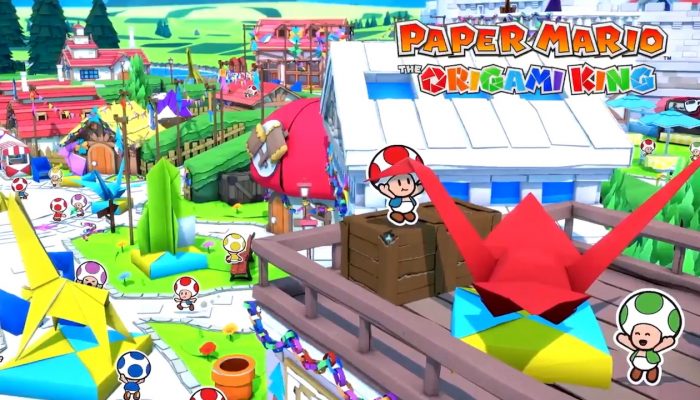Take a listen to Paper Mario The Origami King’s title theme
