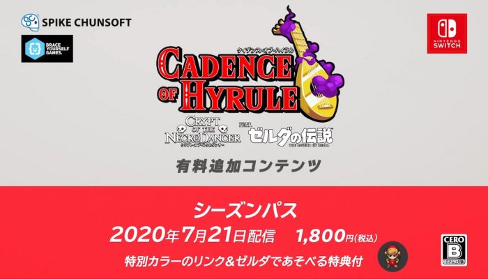Cadence of Hyrule: Crypt of the Necrodancer ft. The Legend of Zelda – Japanese Nintendo Direct Mini Partner Showcase Headline July 2020